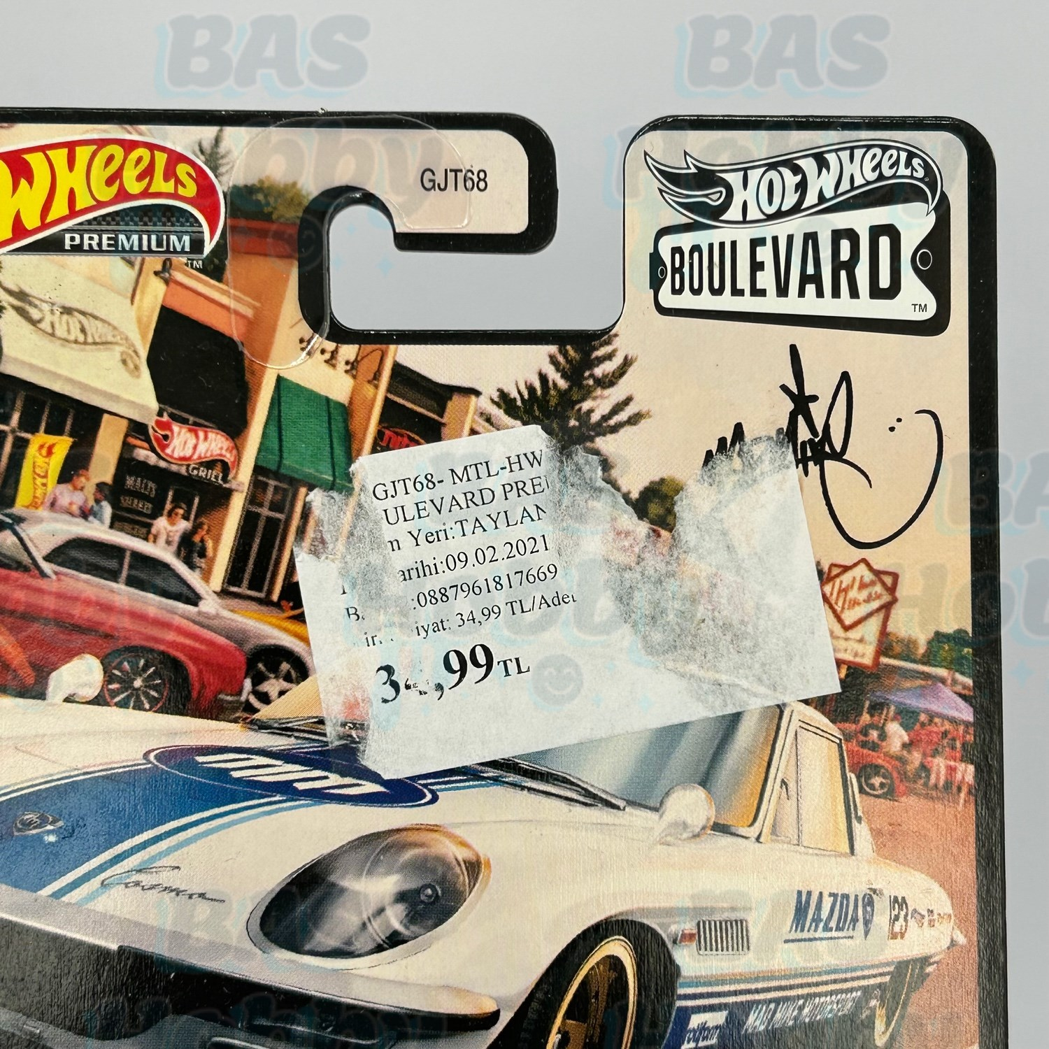 (HATALI) Hot Wheels Premium Boulevard No:22 - 1968 Mazda Cosmo Sport 