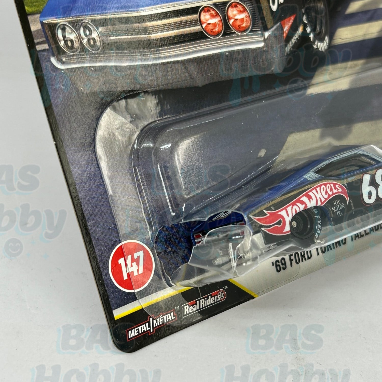 (HATALI) Hot Wheels Premium Boulevard No:147 - '69 Ford Torino Talladega 