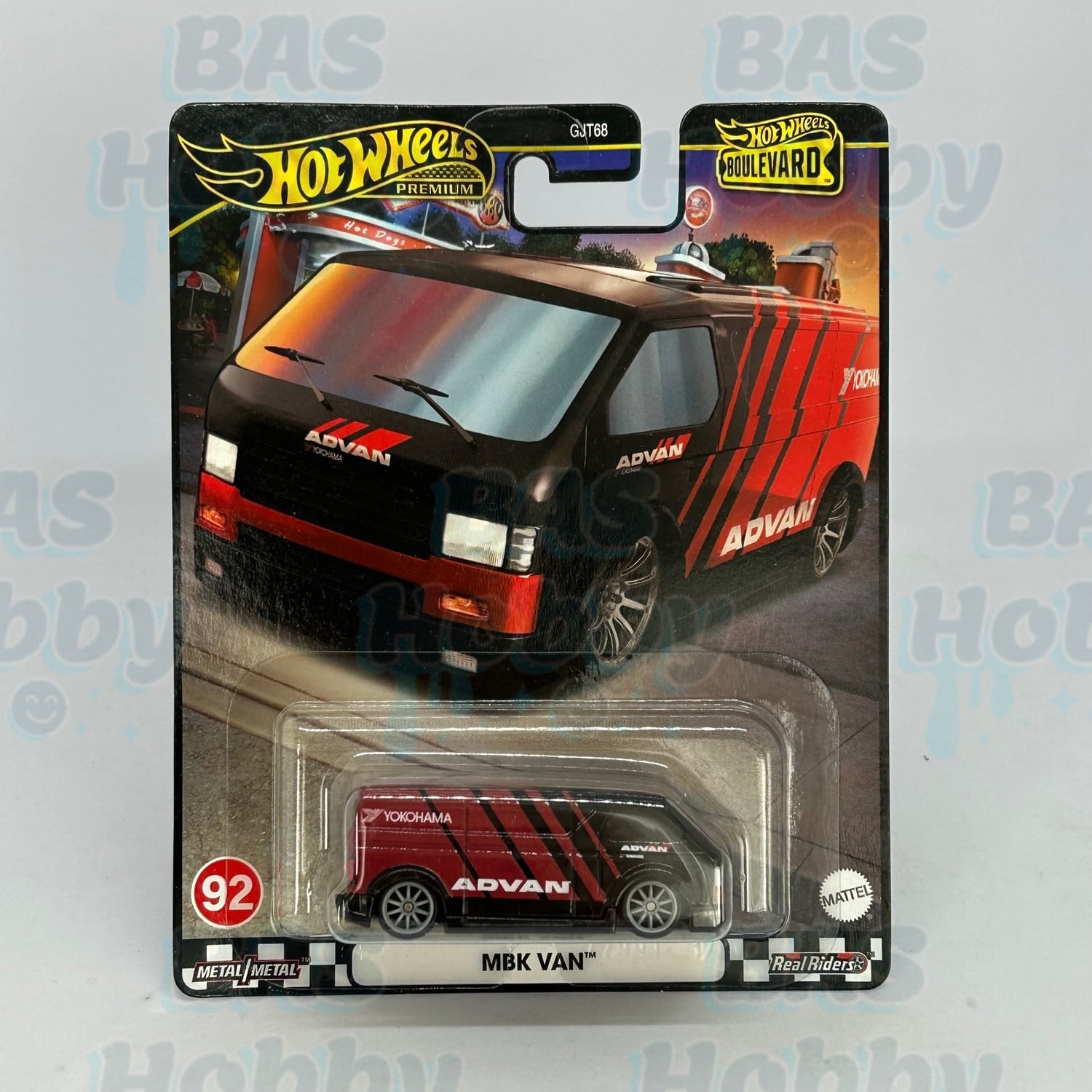 (HATALI) Hot Wheels Premium Boulevard No: 92 - MBK Van 