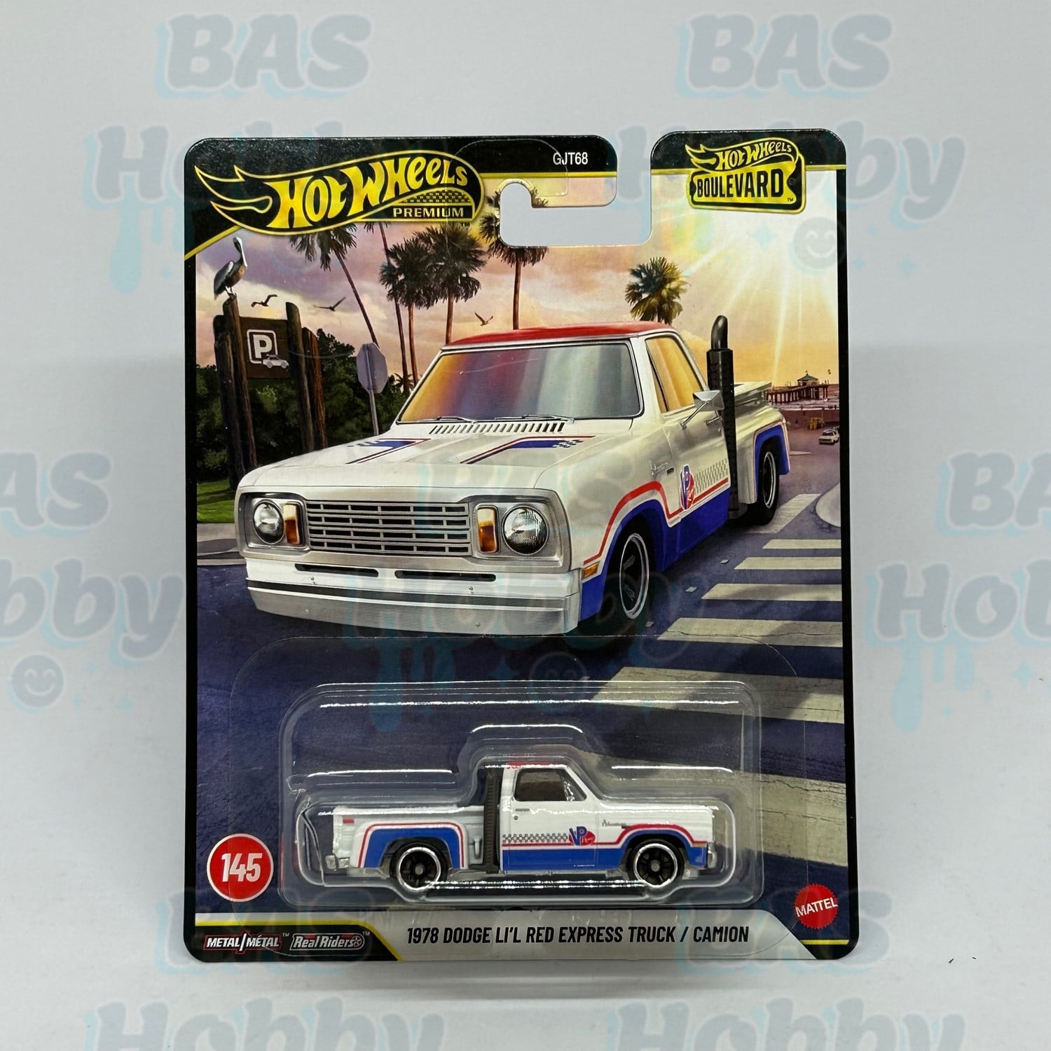 (HATALI) Hot Wheels Premium Boulevard No:145 - 1978 Doge LI'L Red Express Truck/Camion