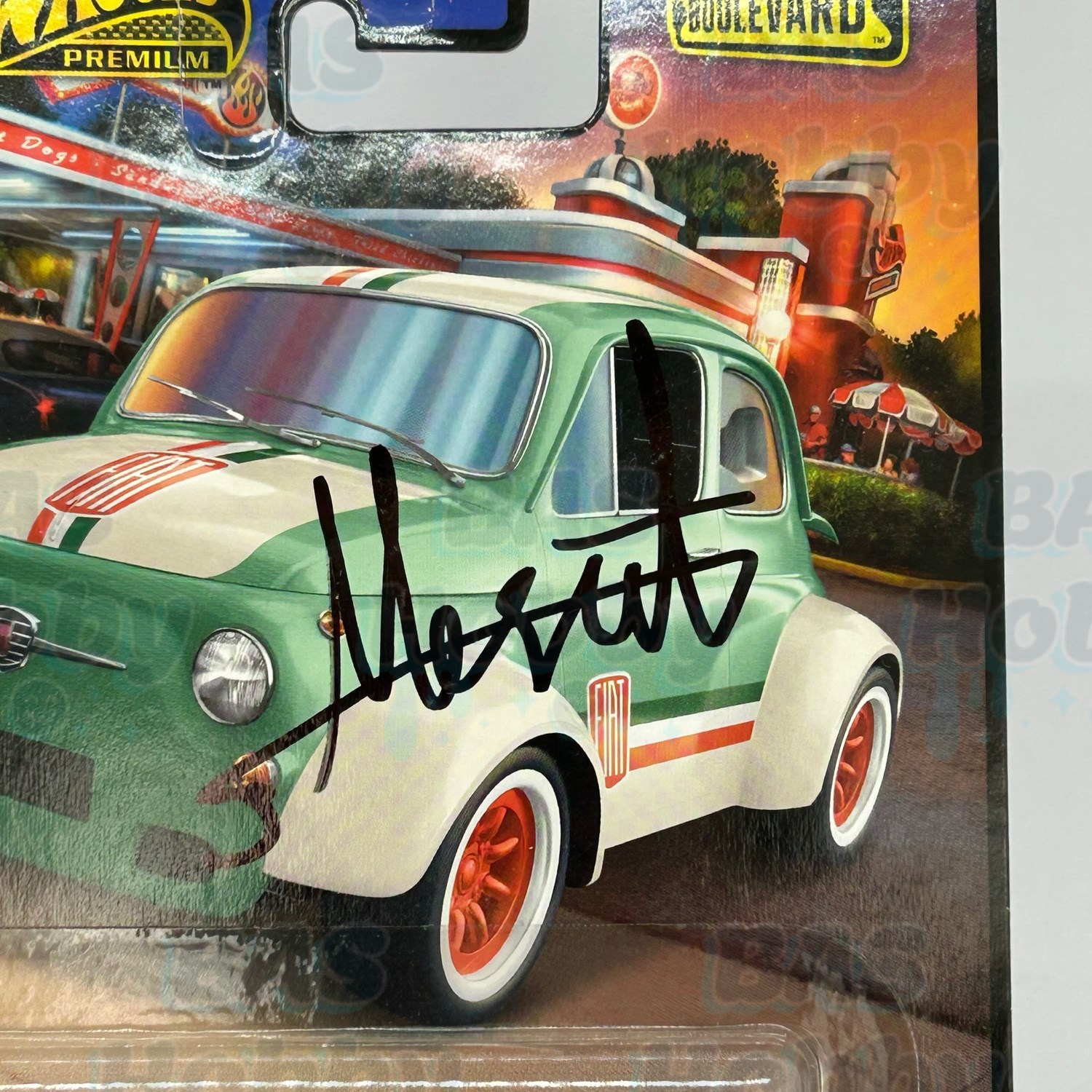 (HATALI) Hot Wheels Premium Boulevard No:97 - '60s Fiat 500 D Modificado 