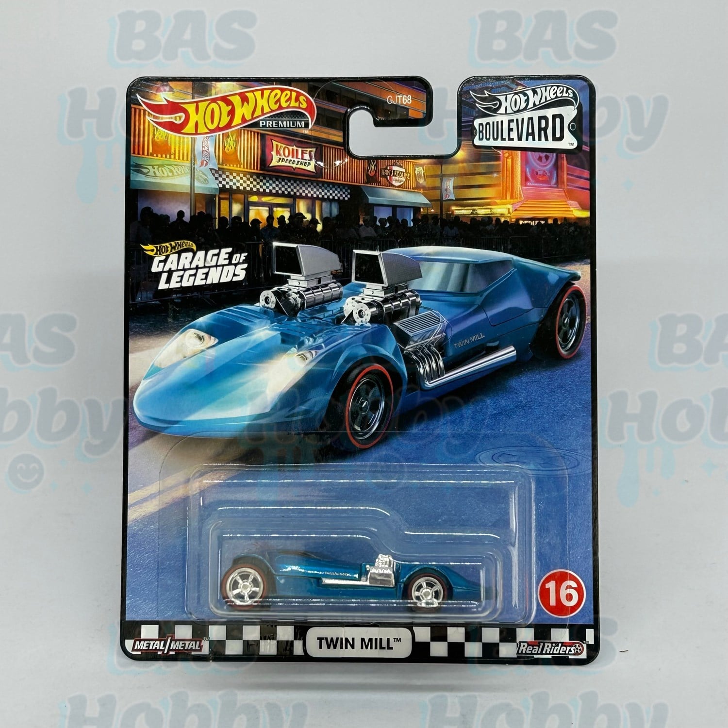 (HATALI) Hot Wheels Premium Boulevard No:16 - Twin Mill