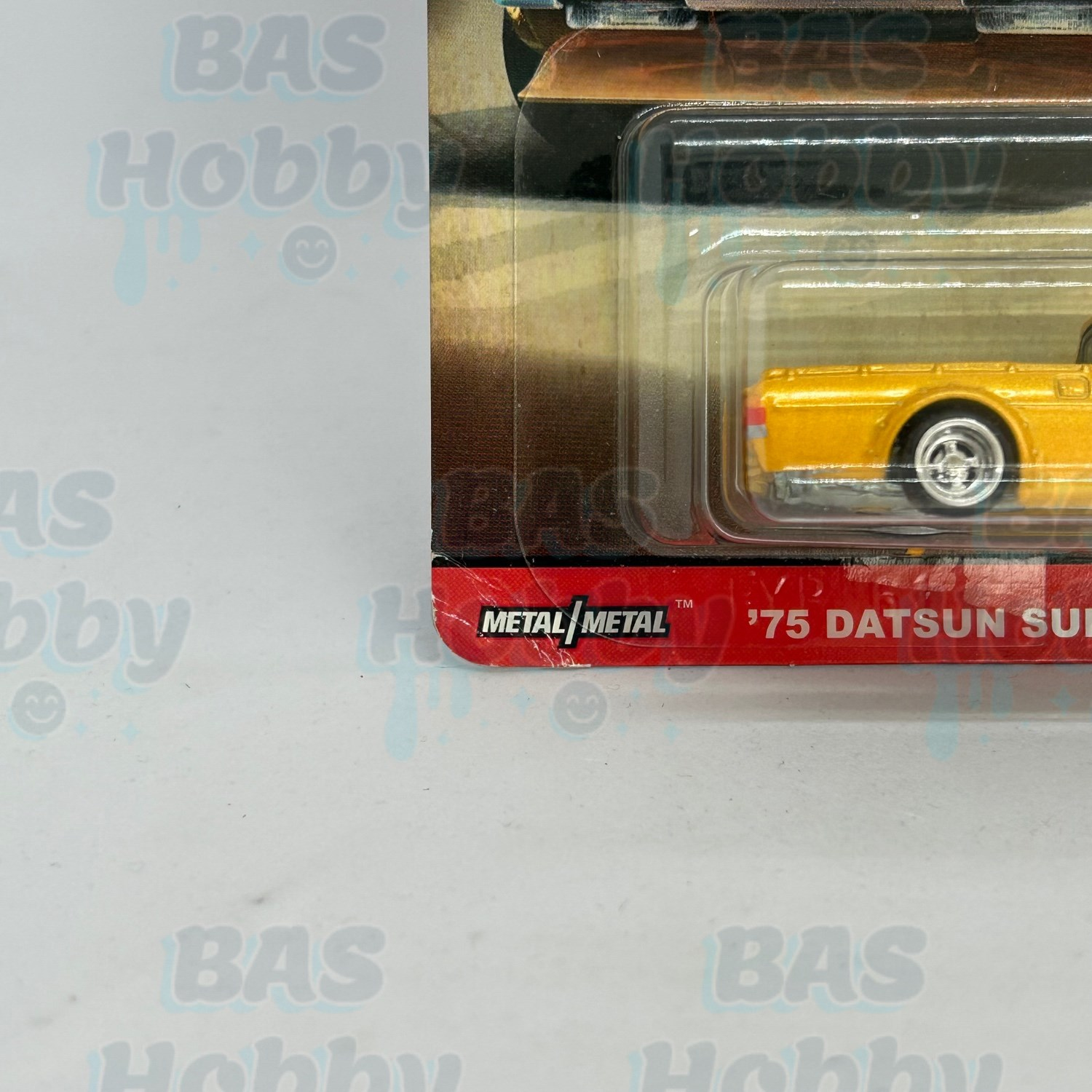(HATALI) Hot Wheels Premium Car Culture Japon Historics 3 - '75 Datsun Sunny Truck (B120)