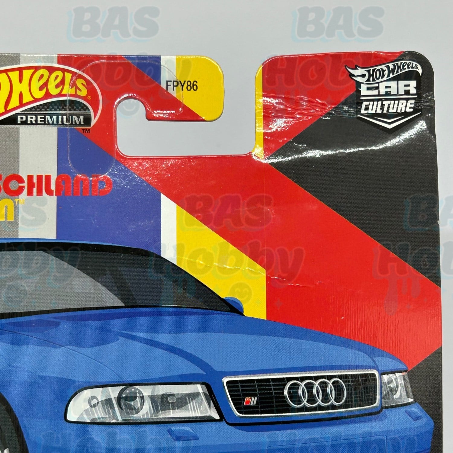 (HATALI) Hot Wheels Premium Car Culture Deutschland Design 1 - Audi S4 Quattro