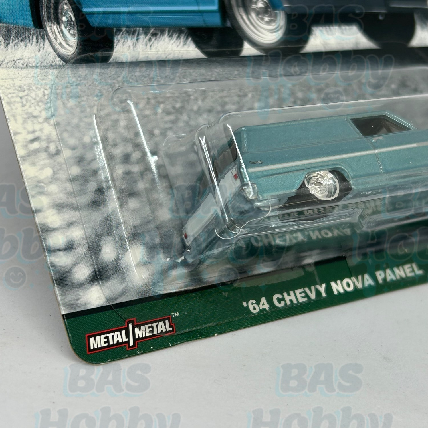 (HATALI) Hot Wheels Premium Car Culture Fast Wagons 1 - '64 Chevy Nova Panel