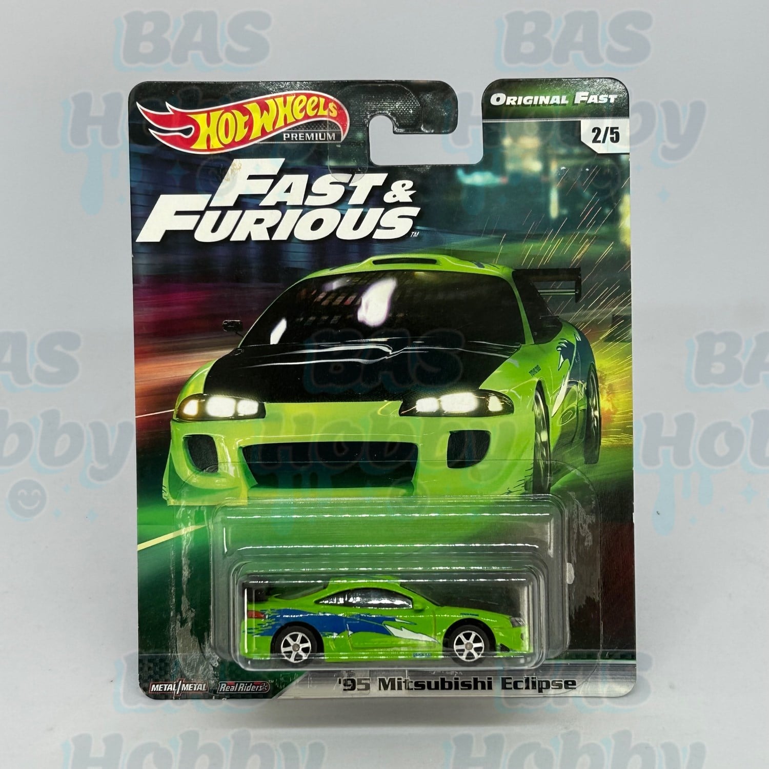 (HATALI) Hot Wheels Premium Fast&Furious Original Fast - '95 Mitsubishi Eclipse 