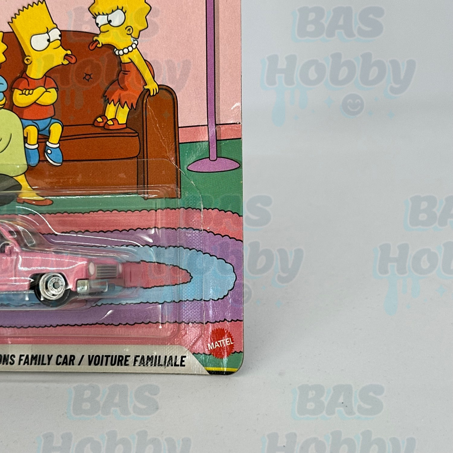 (HATALI) Hot Wheels Premium Pop Culture HXD63 - 979S - The Simpsons Family Car/Voiture Familiale