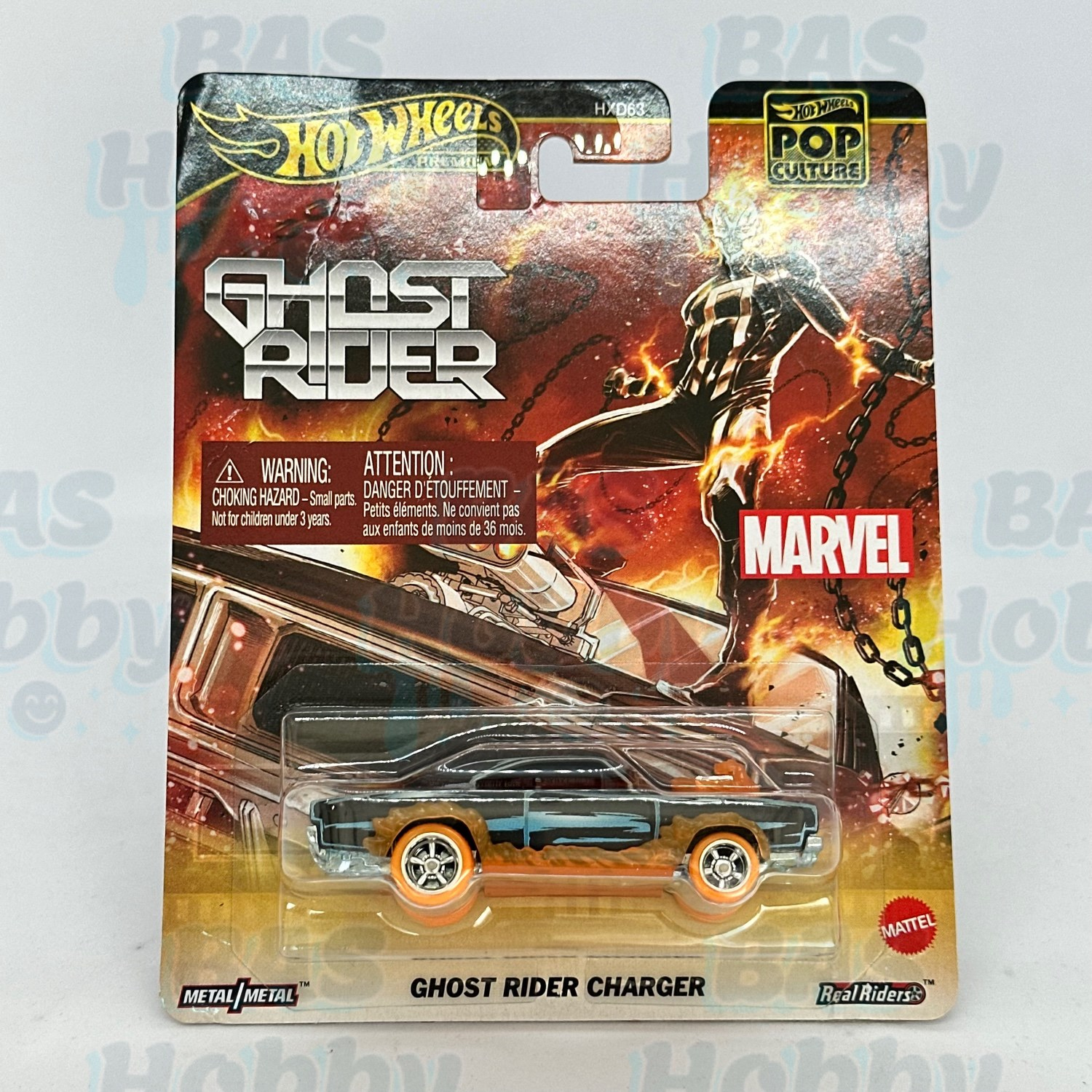 (HATALI) Hot Wheels Premium Pop Culture - Ghost Rider Charger