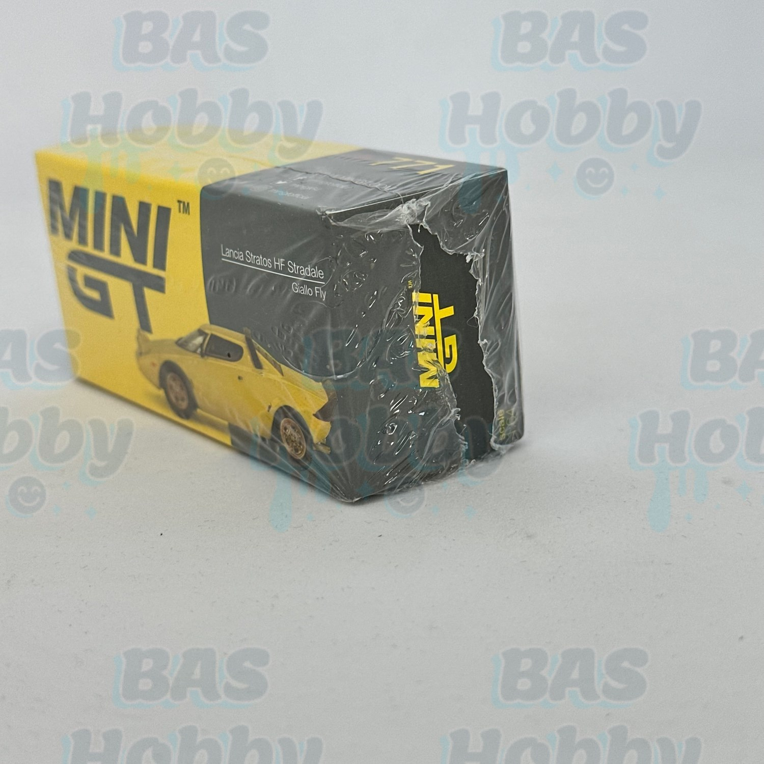 (HATALI) Mini GT 1/64 Lancia Stratos HF Stradale Giallo Fly MGT00771