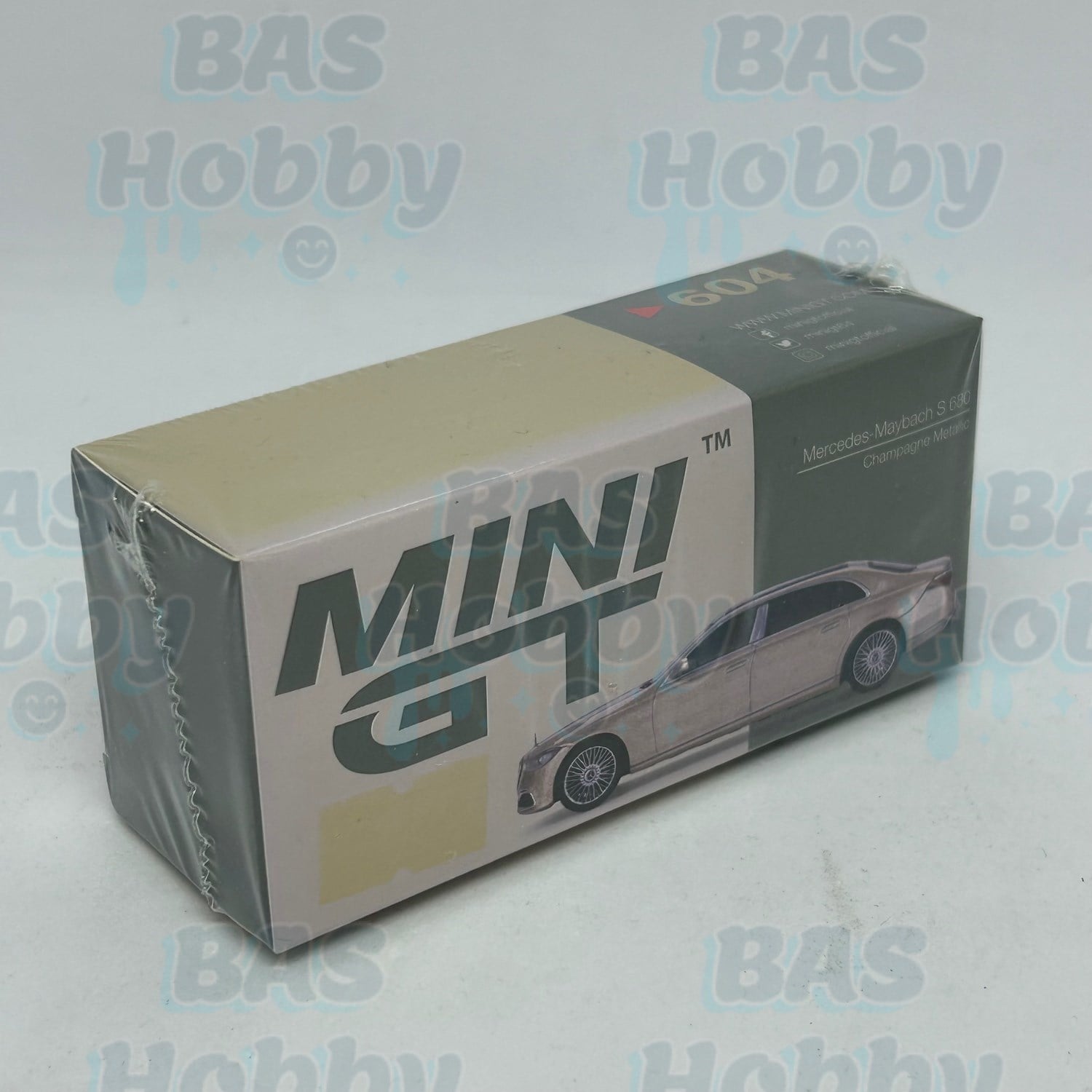 (HATALI) Mini GT 1/64 Mercedes-Maybach S 680 Champange Metallic MGT00604