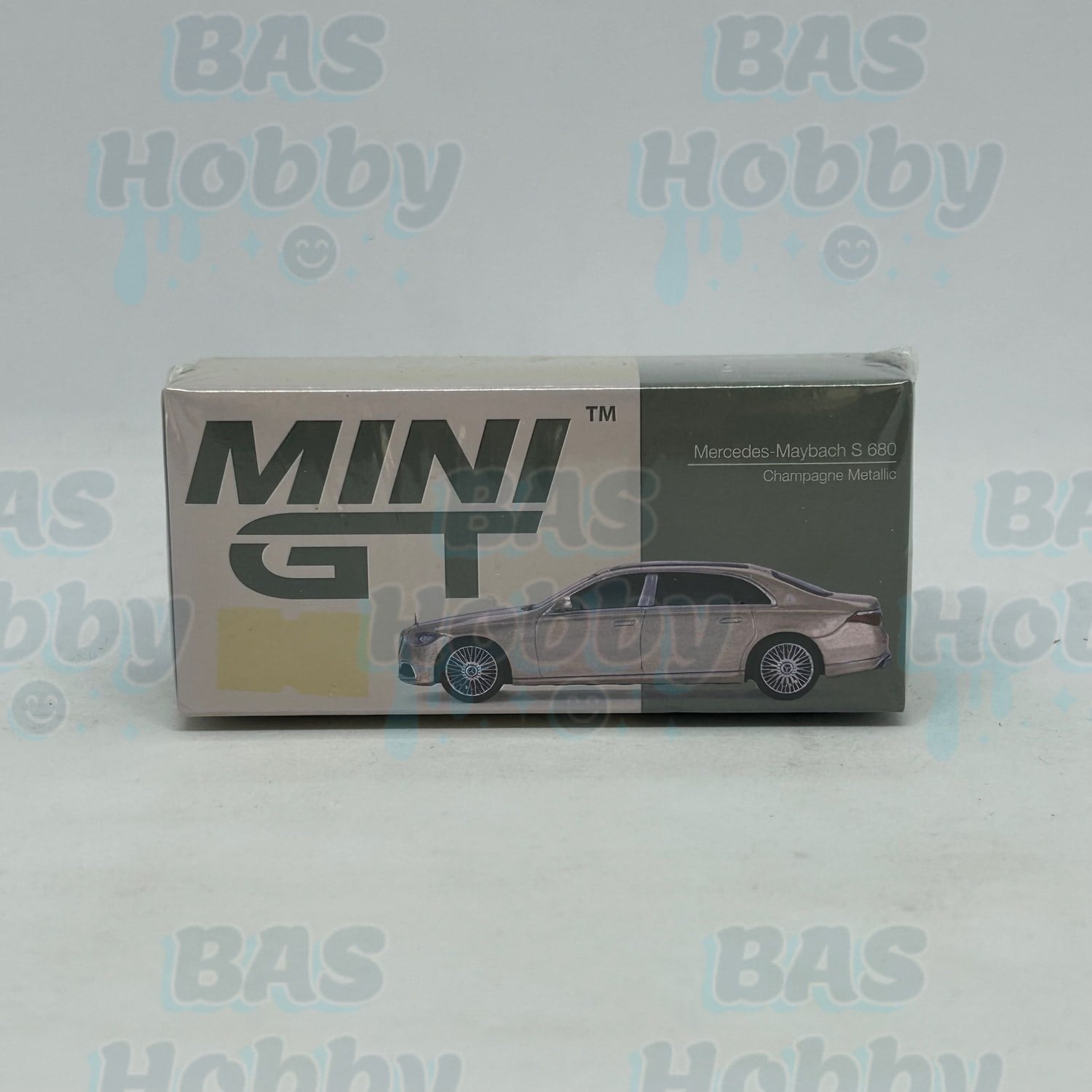 (HATALI) Mini GT 1/64 Mercedes-Maybach S 680 Champange Metallic MGT00604