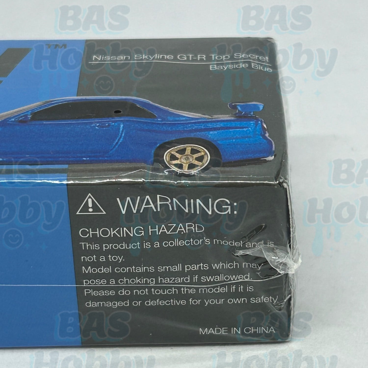(HATALI) Mini GT 1/64 Nissan Skyline GT-R Top Secret Bayside Blue MGT00531