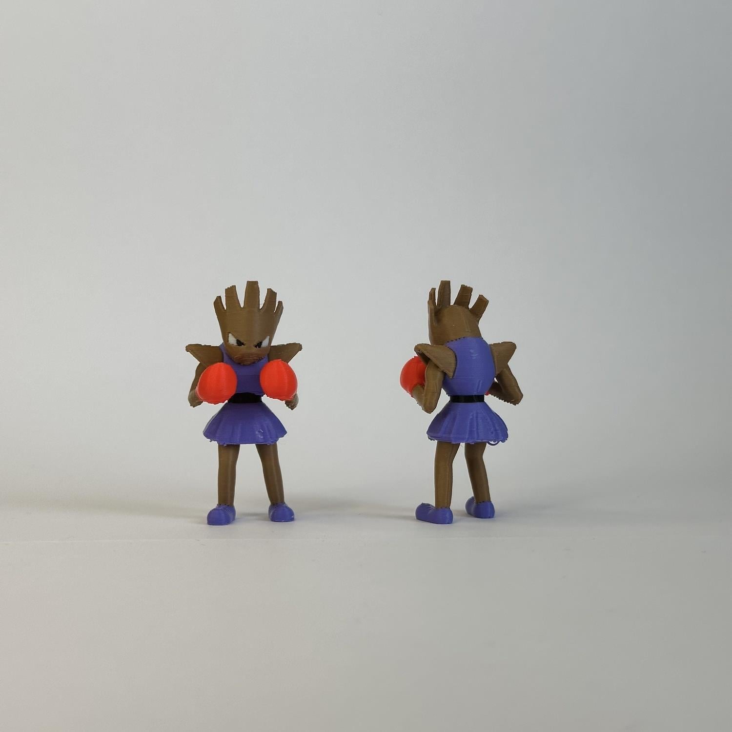Hitmonchan 3D Pokemon Figür