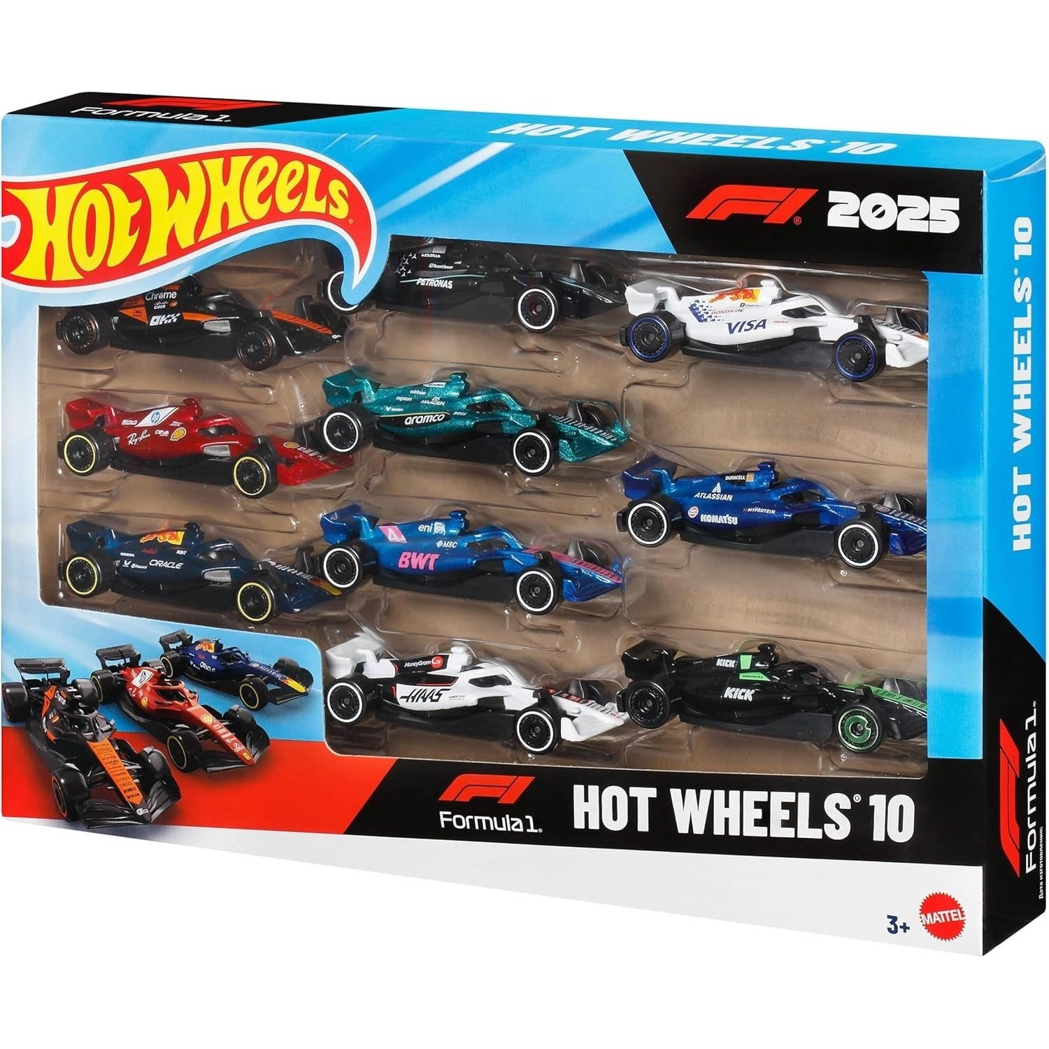 Hot Wheels Formula 1 Onlu Araba Seti JMM24