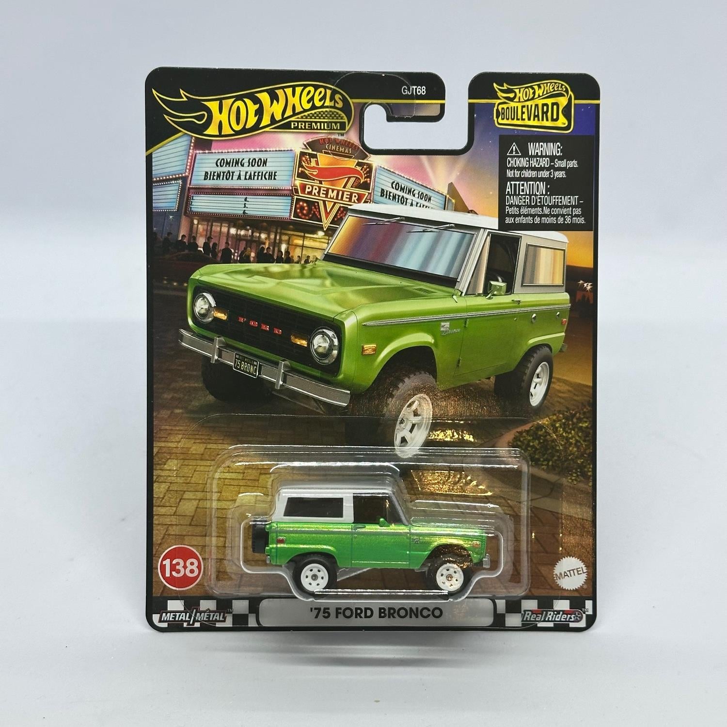 Hot Wheels Premium Boulevard No:138 - '75 Ford Bronco 