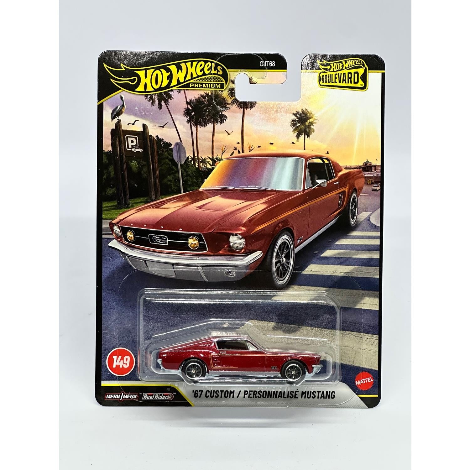 Hot Wheels Premium Boulevard No:149 - '67 Custom / Personnalise Mustang