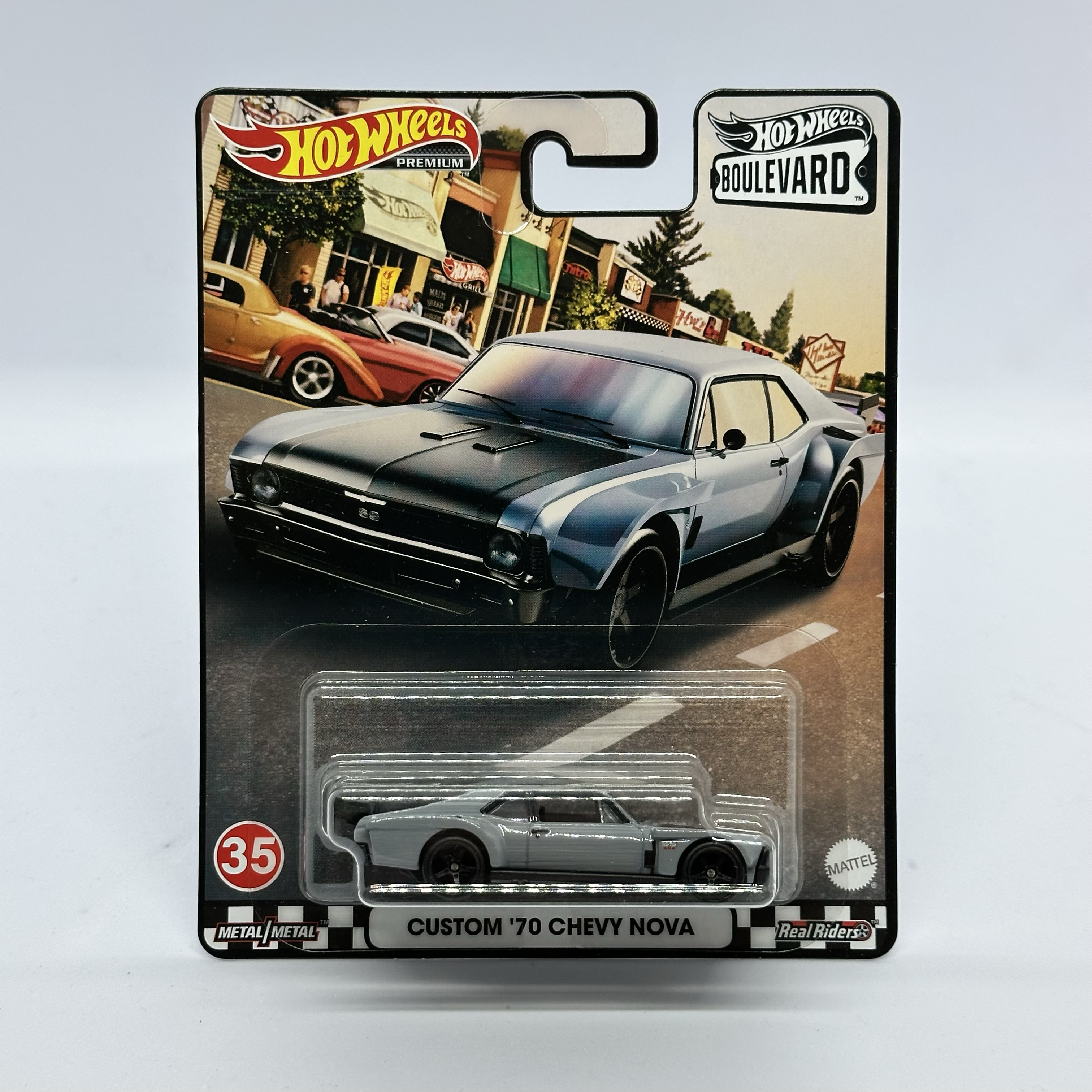 Hot Wheels Premium Boulevard No:35 - Custom '70 Chevy Nova