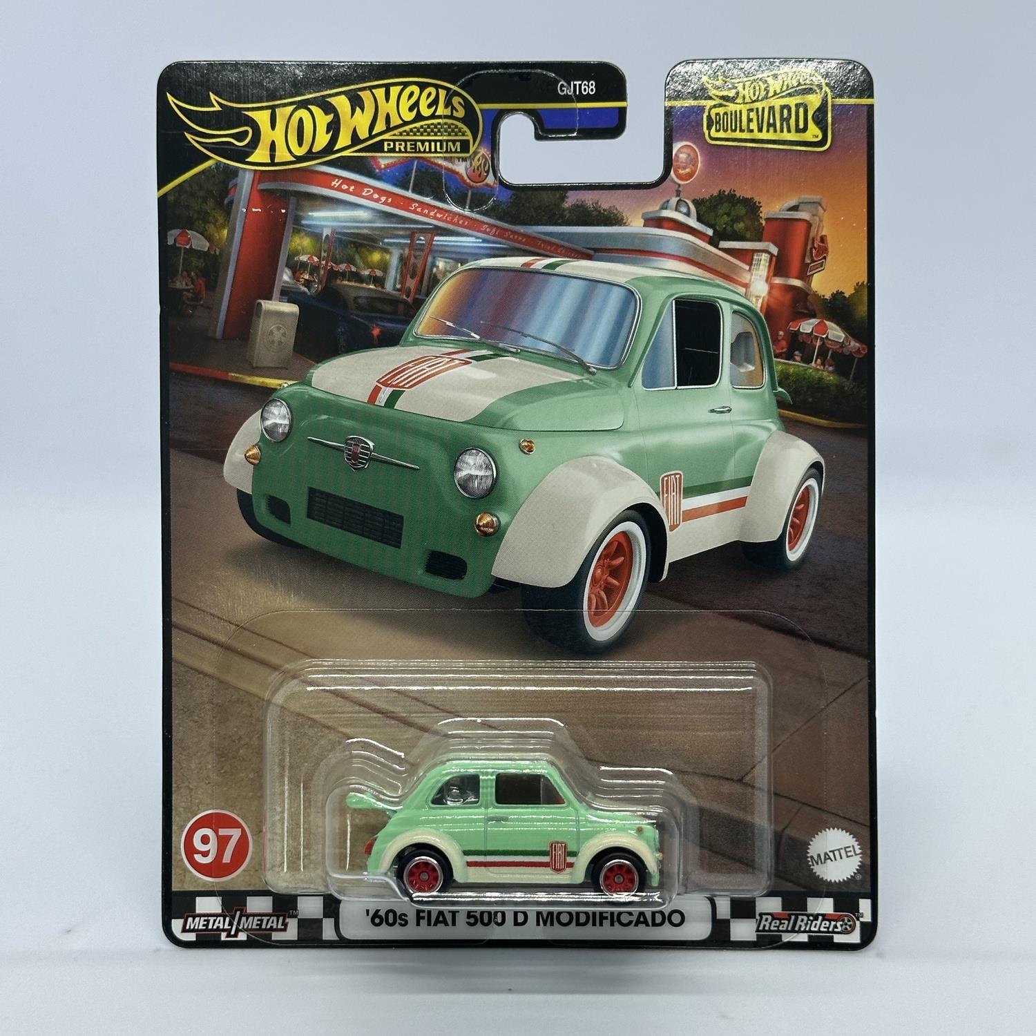 Hot Wheels Premium Boulevard No:97 - '60s Fiat 500 D Modificado