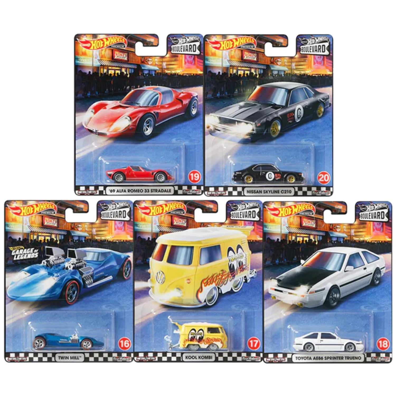 Hot Wheels Premium Boulevard Set (16-20)