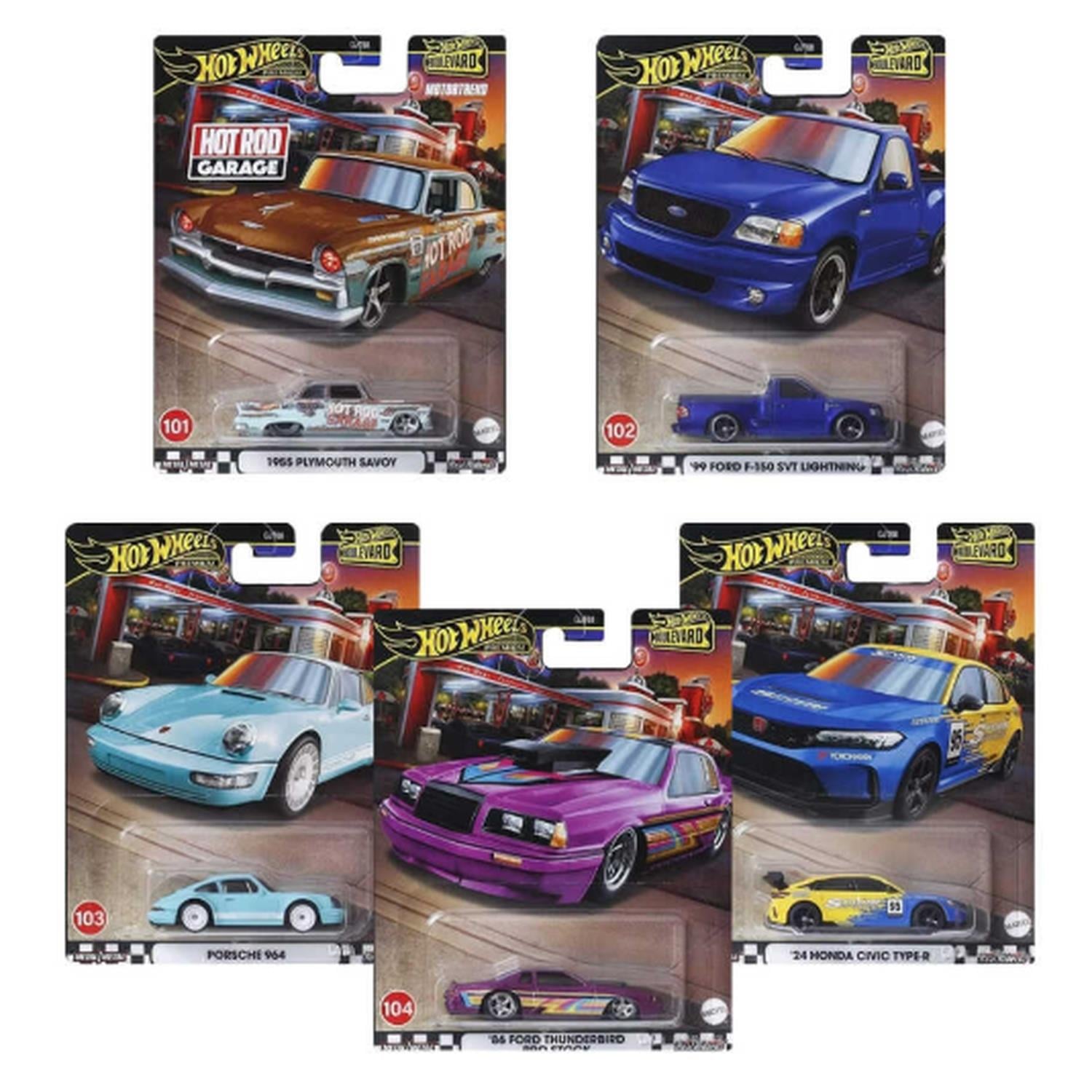 Hot Wheels Premium Boulevard Set - 2024 Mix-3 (101-105)