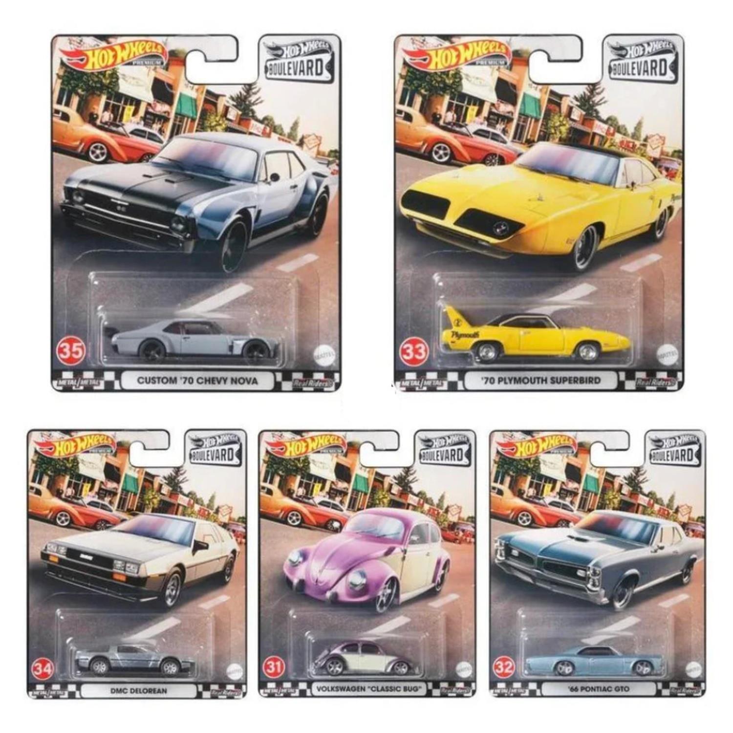 Hot Wheels Premium Boulevard Set (31-35)
