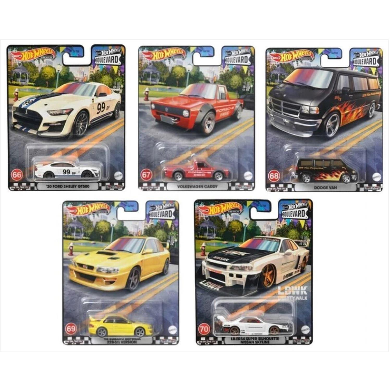 Hot Wheels Premium Boulevard Set (66-70)