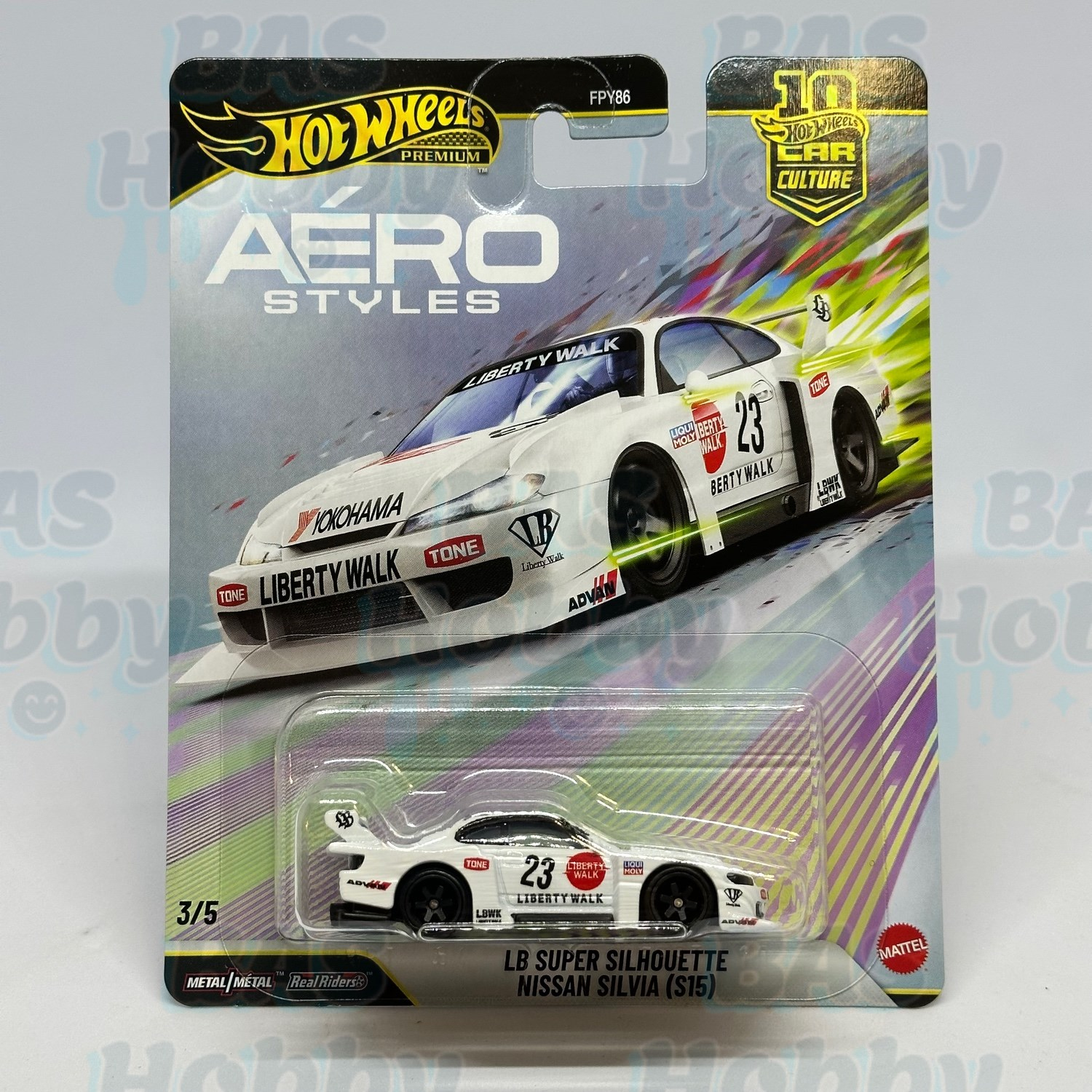 Hot Wheels Premium Car Culture Aero Styles - LB Super Silhouette Nissan Silvia (S15)