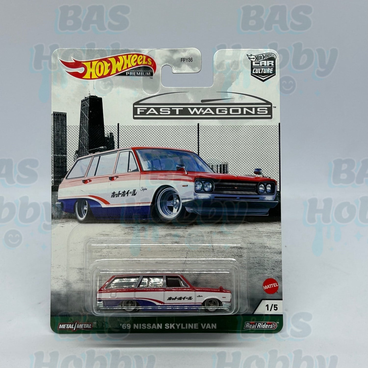 Hot Wheels Premium Car Culture Fast Wagon 1 - '69 Nissan Skyline Van