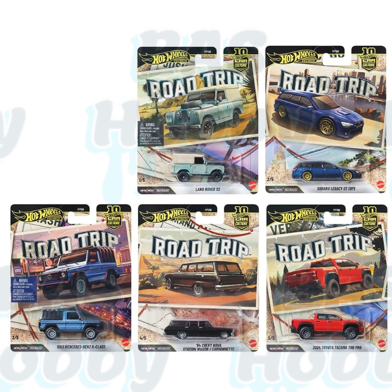 Hot Wheels Premium Car Culture Road Trip Set 