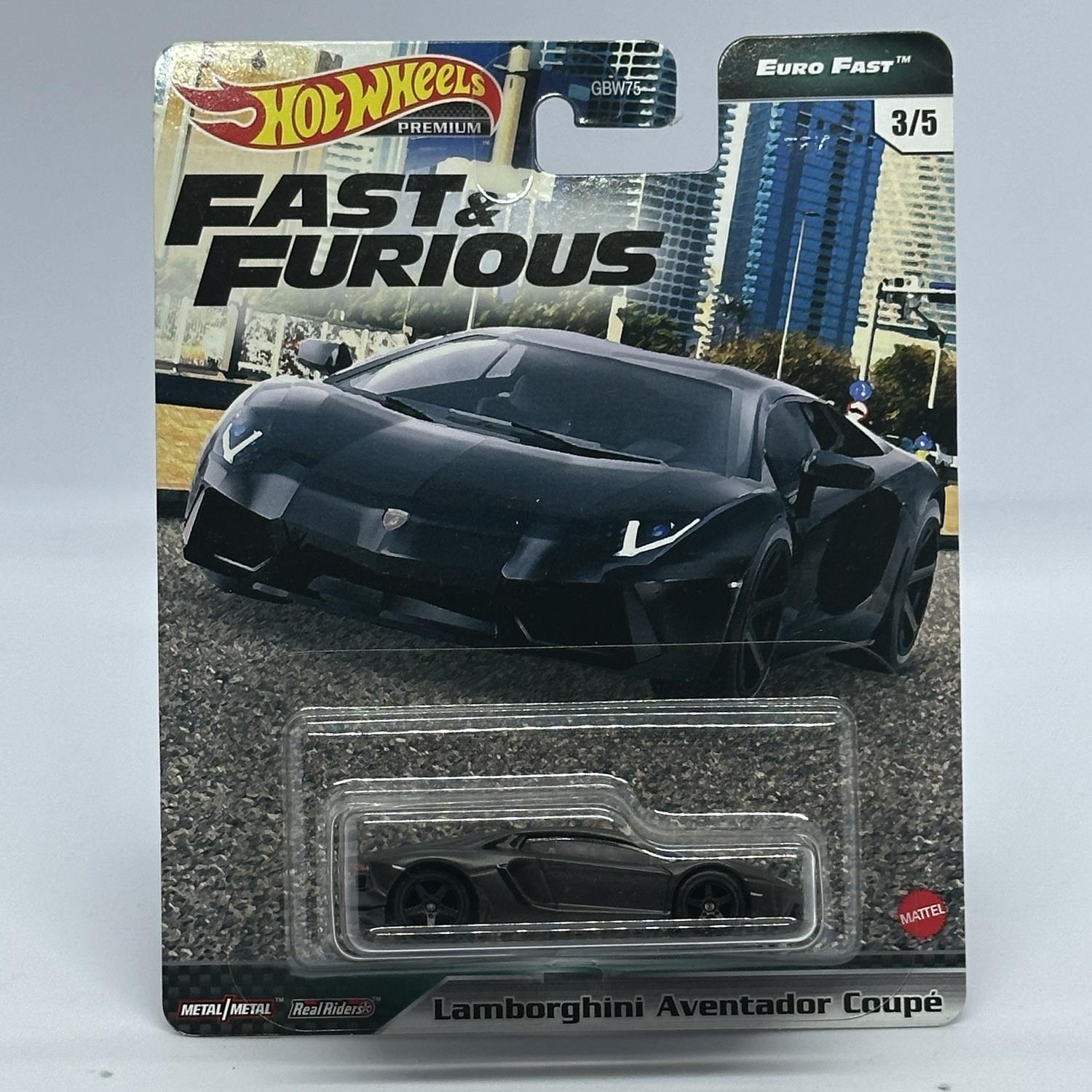 Hot Wheels Premium Fast&Furious Euro Fast - Lamborghini Aventador Coupe