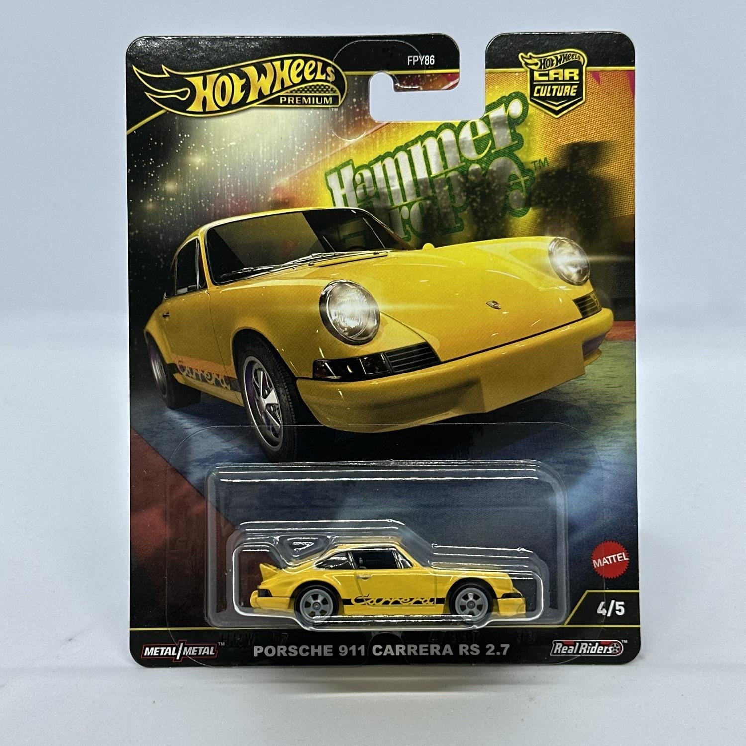 Hot Wheels Premium Hammer Drop - Porsche 911 Carrera RS 2.7