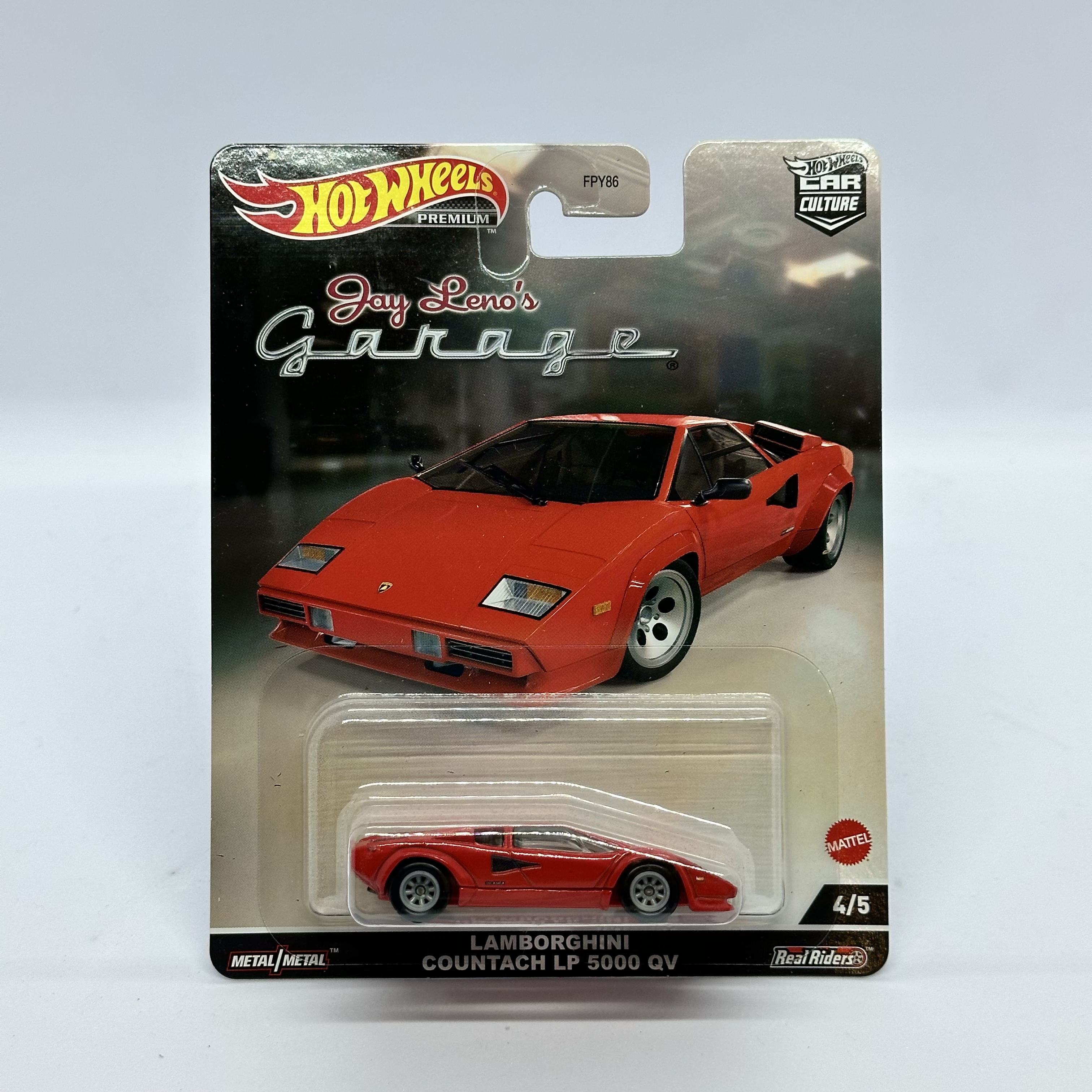 Hot Wheels Premium Jay Leno's Garage - Lamborghini Countach LP 5000 QV