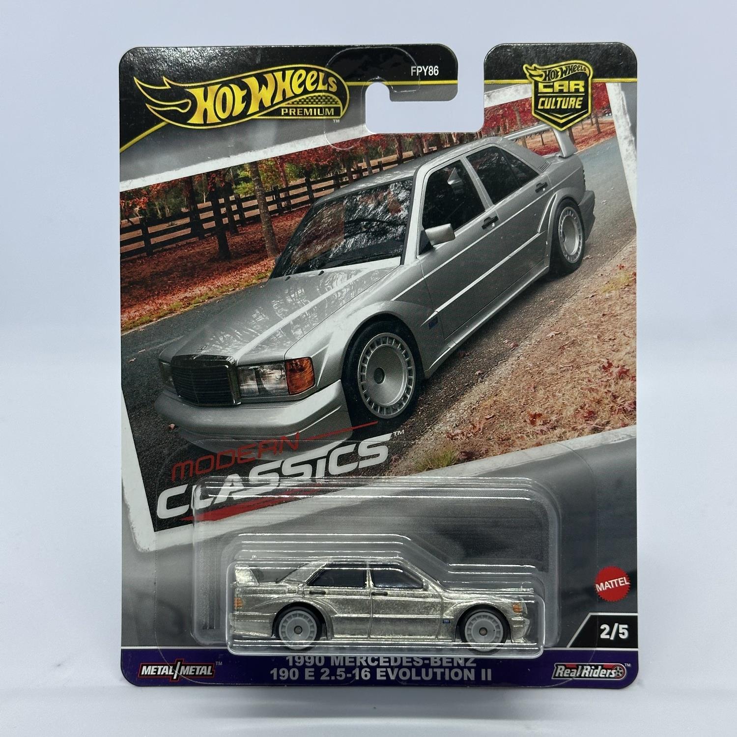 Hot Wheels Premium Modern Classics - 1990 Mercedes-Benz 190 E 2.5-16 Evolution II