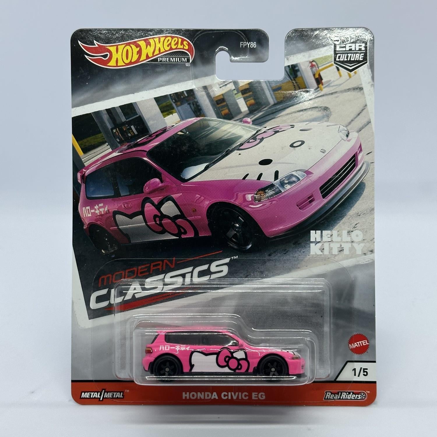 Hot Wheels Premium Modern Classics 2 - Honda Civic EG  (Hello Kitty)