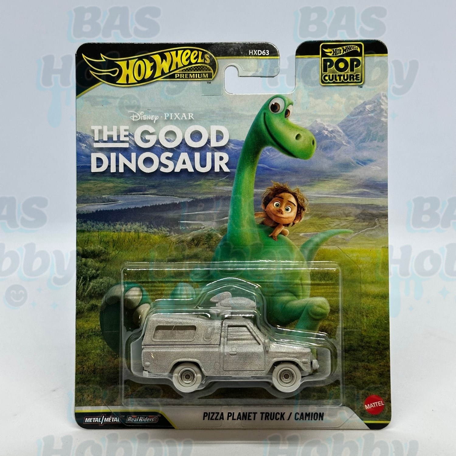 Hot Wheels Premium Pop Culture HXD63 - 979S - The Good Dinosaur Pizza Planet Truck/Camion