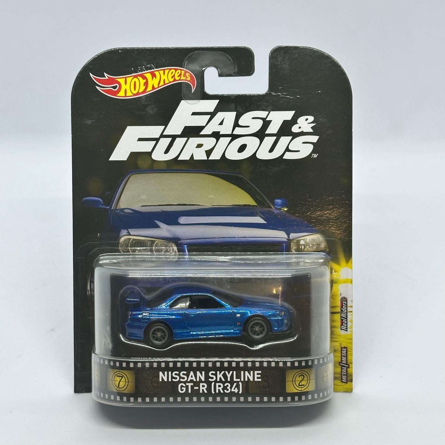 Hot Wheels Premium Retro Fast&Furious - Nissan Skyline GT-R (R34) 