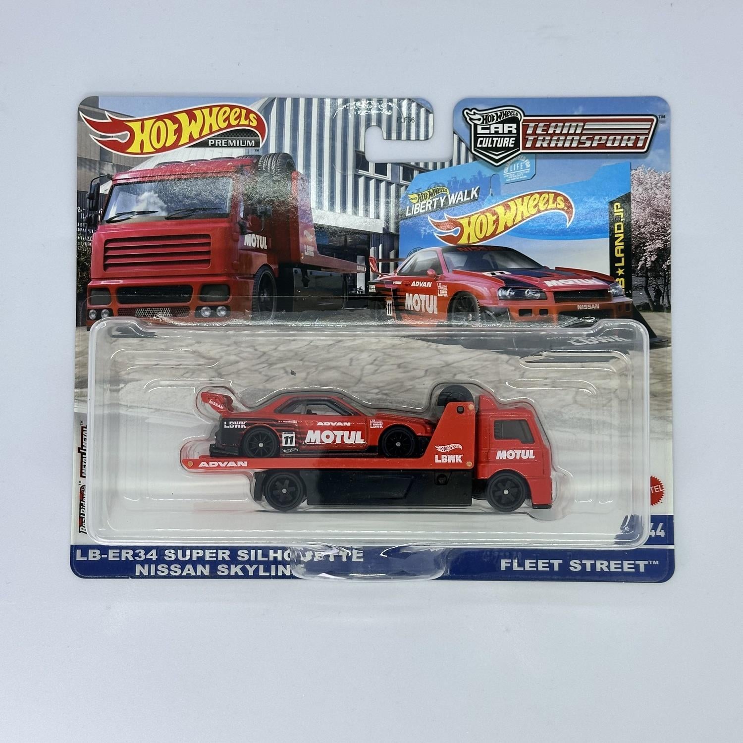 Hot Wheels Premium Team Transport - LB-ER34 Super Silhouttes Nissan Skyline