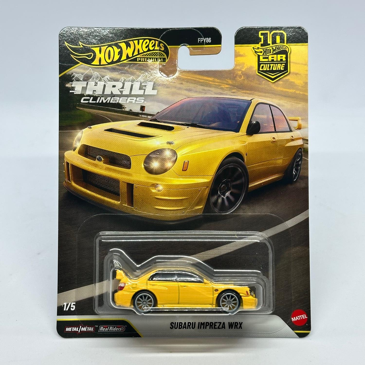 Hot Wheels Premium Thrill Climbers - Subaru Impreza WRX 