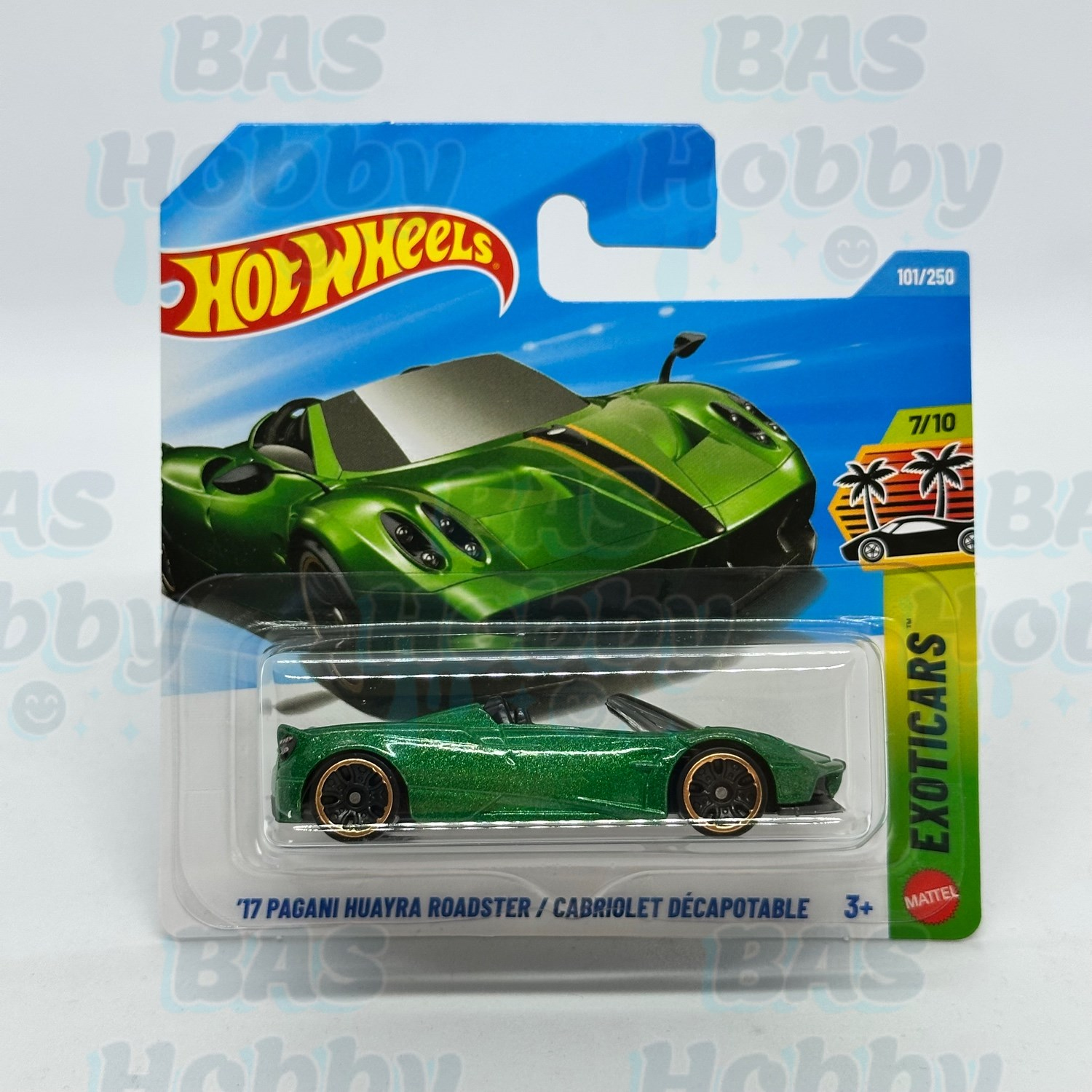Hot Wheels Regular Exoticars - '17 Pagani Huayra Roadster / Cabriolet 