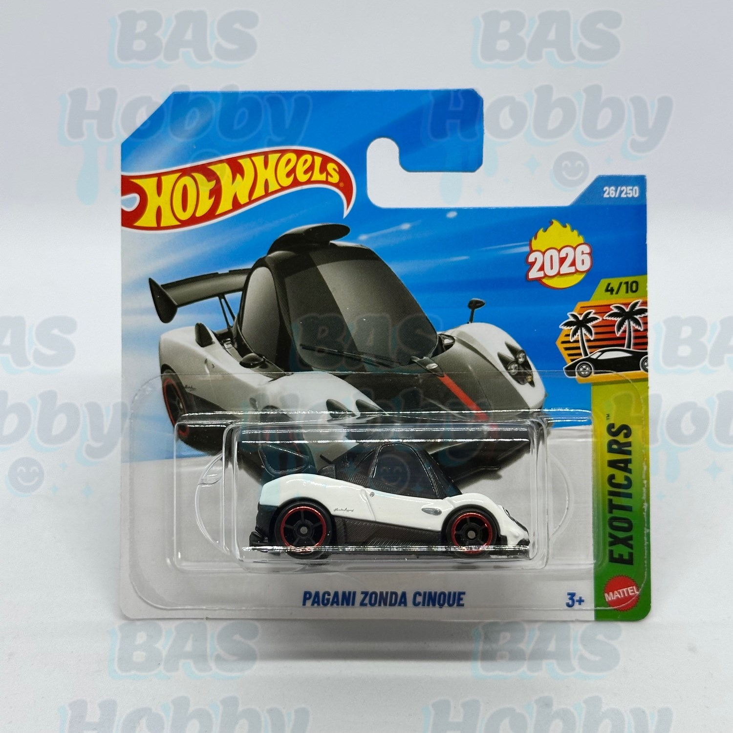 Hot Wheels Regular Exoticars - Pagani Zonda Cinque