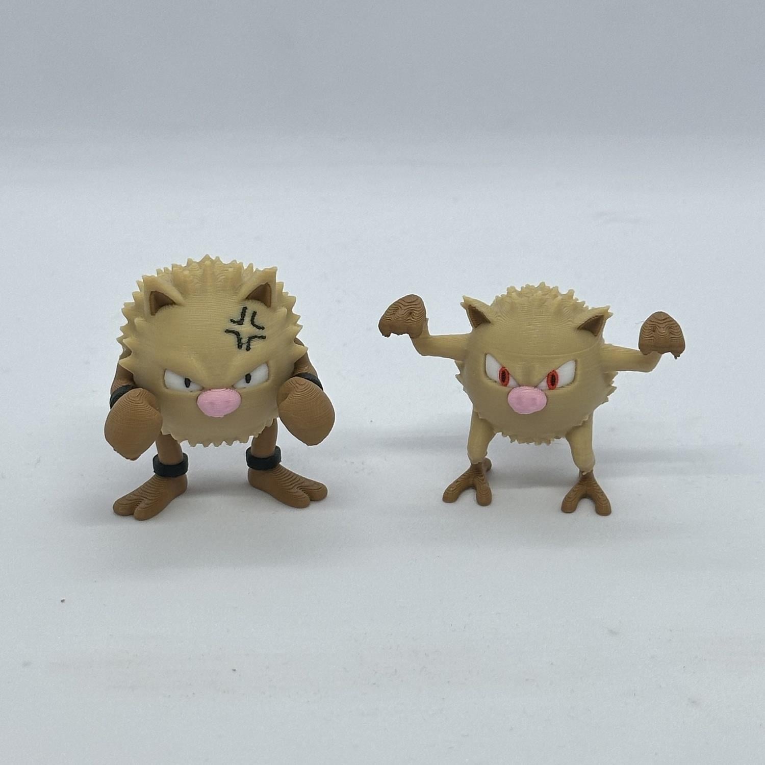 Mankey 3D Pokemon Evrim Seti