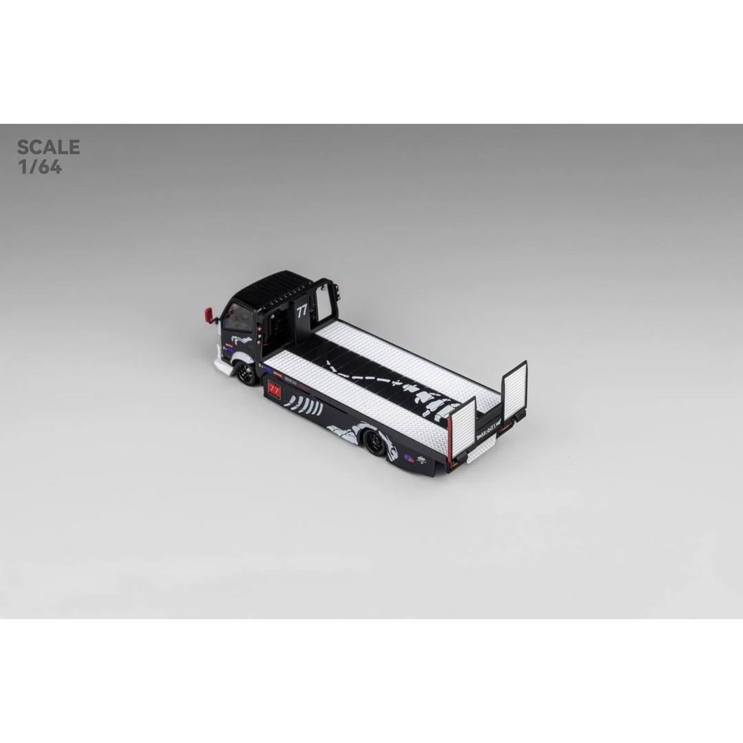 Mega Gear 1/64 MG Trailer Bone Dragon Metallic Black