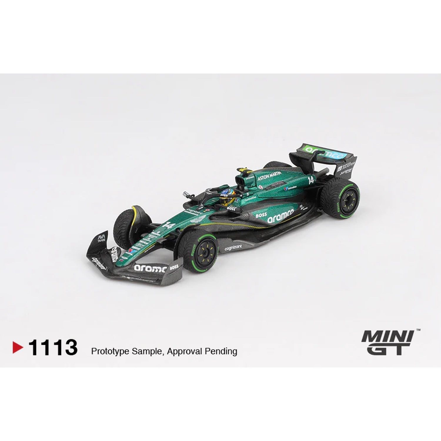 Mini GT 1/64 Aston Martin AMR24 Fernando Alonso 2024 F1 2024 Canadian GP MGT01113