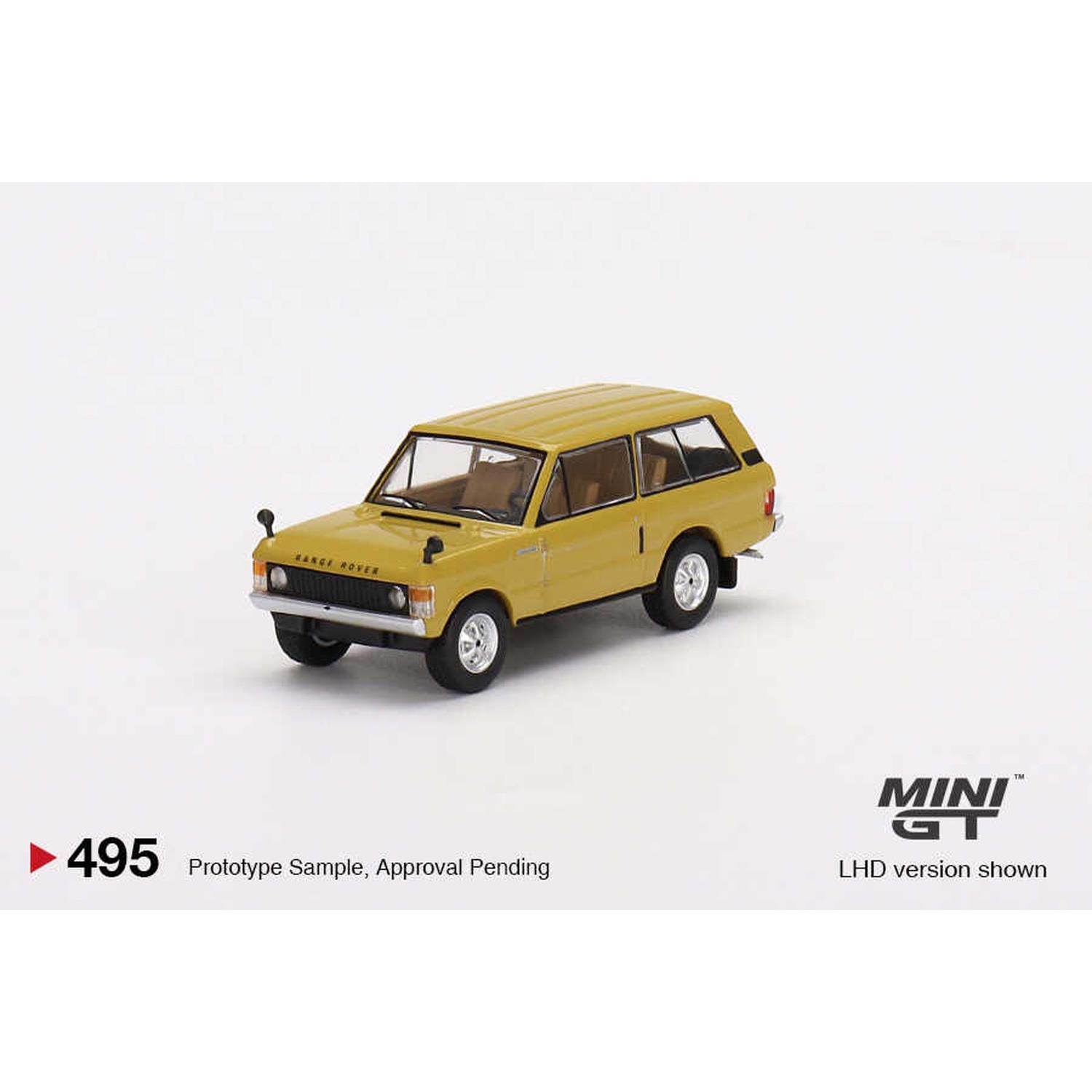 Mini GT 1/64 Range Rover 1971 Bahama Gold MGT00495