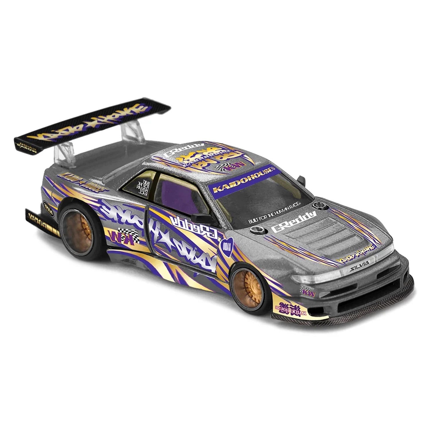 (ÖN SATIŞ) Mini GT 1/64 Kaido House Nissan Silvia S13-R KAIDO DRIFT V1 KHMG235