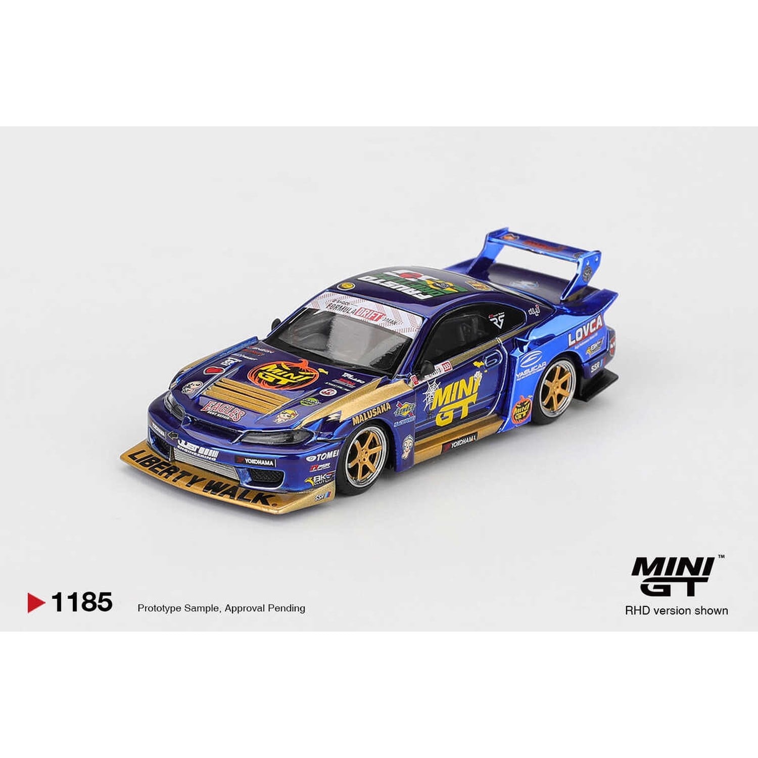 (ÖN SATIŞ) Mini GT 1/64 Nissan LB-Super Silhouette S15 SILVIA Team MINI GT Liberty Walk 2025 Formula Drift Halloween Special MGT01185