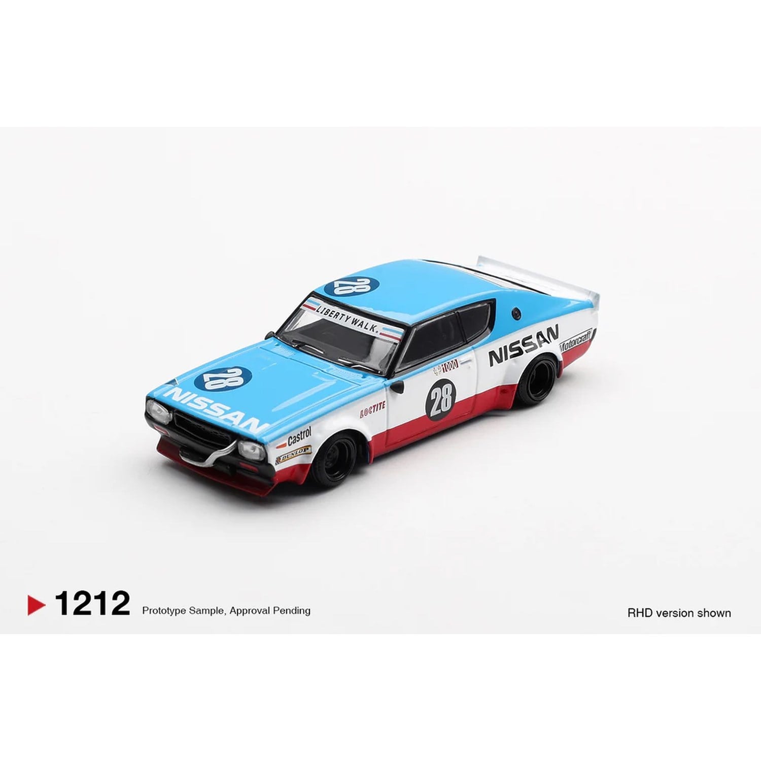 (ÖN SATIŞ) Mini GT 1/64 Nissan Skyline Kenmeri Liberty Walk Nissan Racing '75 concept MGT01212
