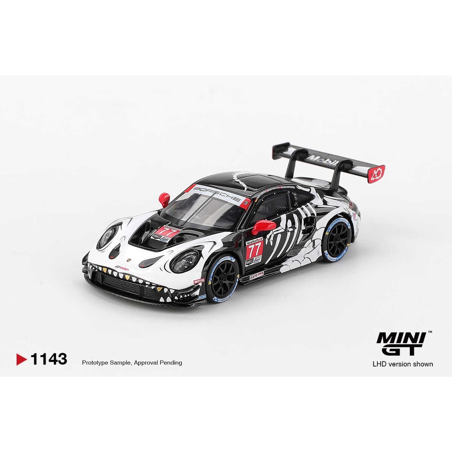 (ÖN SATIŞ) Mini GT 1/64 Porsche 911 GT3 R AO Racing 2025 IMSA Petit Le Mans MGT01143