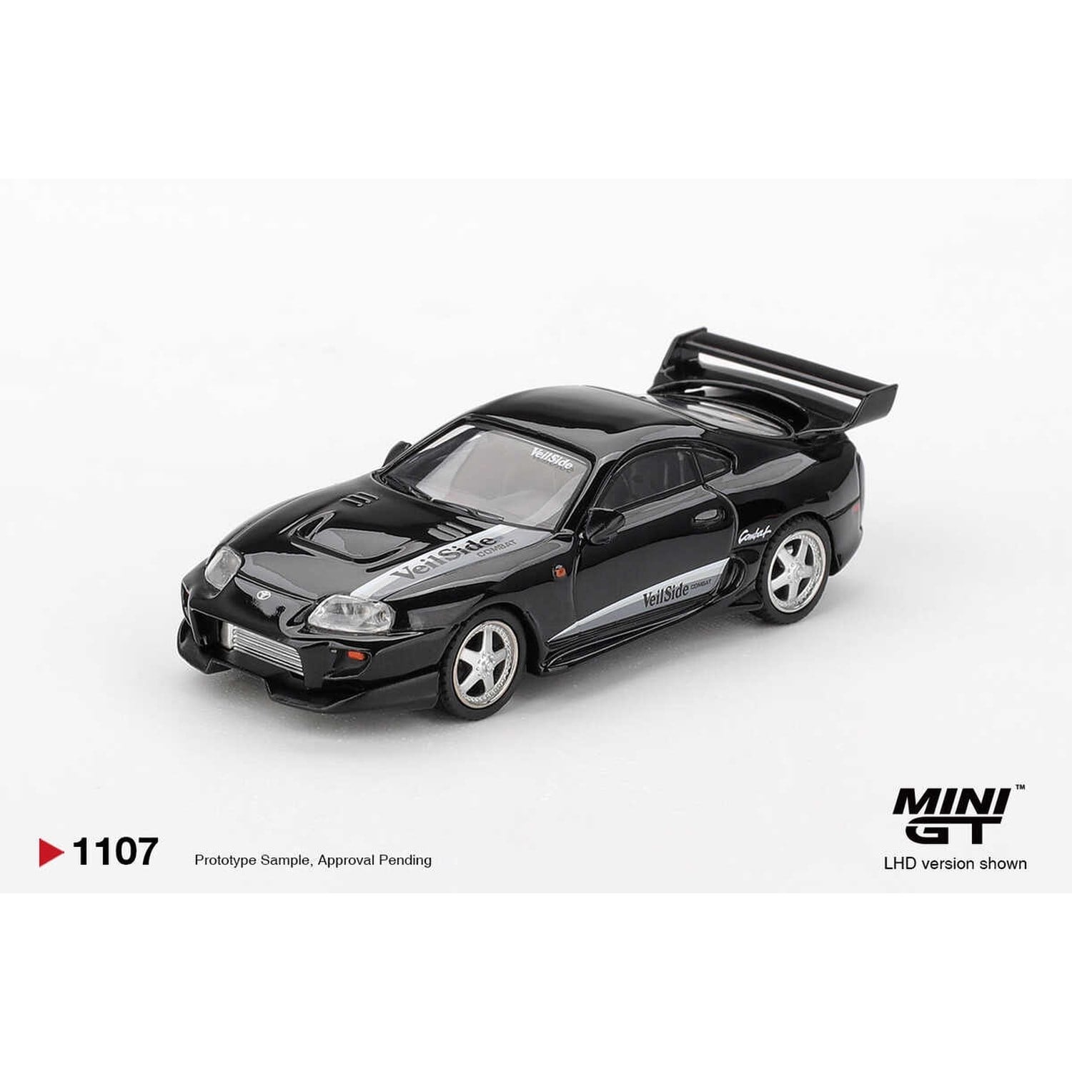 (ÖN SATIŞ) Mini GT 1/64 Toyota Supra VeilSide Combat V-II Black MGT01107
