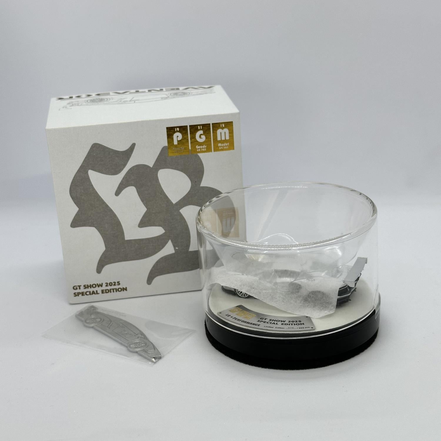 PGM 1:64 LBWK Lamborghini Aventador Grigio Antares 2025 GT SHOW Special Edition